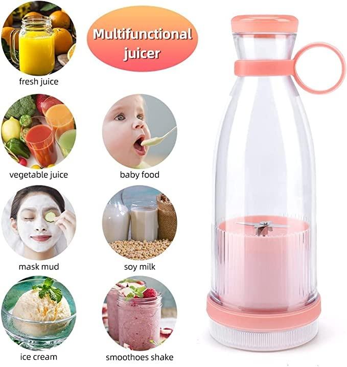 FreshJuice Luxe – USB Rechargeable Portable Blender Bottle