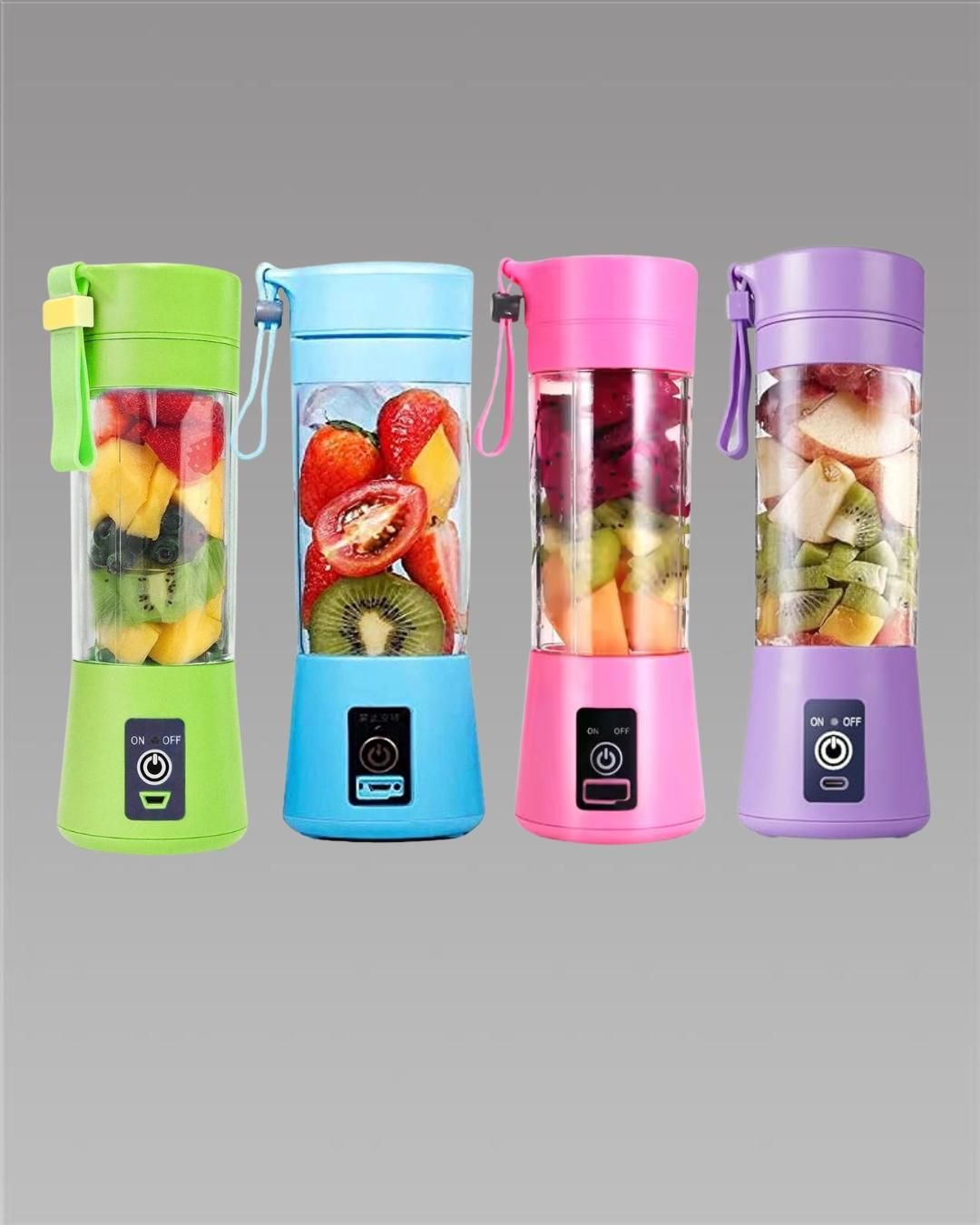 VitaGlow 6-Blade Portable Blender – USB Rechargeable Smoothie & Juice Maker