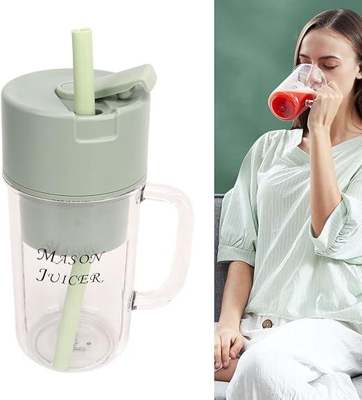 MasonBlend Pro – Portable USB Rechargeable Blender Cup with Lid & Straw