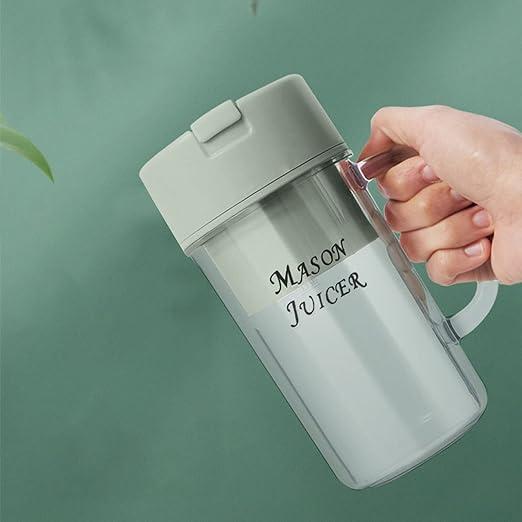 MasonBlend Pro – Portable USB Rechargeable Blender Cup with Lid & Straw